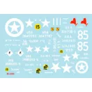 Star Decals US Armored Mix 4. M5A1 Stuart light tank in Europe 1944-45 matrica