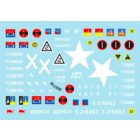 Star Decals Tanks in Burma. British Sherman Mk V, Sherman Mk V AOP, M3 Lee, M7 Priest HMC matrica