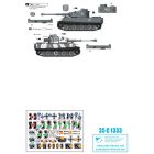 Star Decals Tiger I. sPzAbt 502 # 1. Initial / Early production Tigers 1942-43 matrica