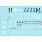 Star Decals Tiger I. sPzAbt 502 # 1. Initial / Early production Tigers 1942-43 matrica