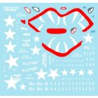 Star Decals Korean War - M4A3E8 Sherman # 5. 89th Tk Bn Easy Eight Shermans in Korea. Tiger face matrica