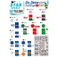 Star Decals Oil Drum markings # 2. Wolf's Head, Valvoline,Castrol, Total, Q8 Oils, BP, Gulf, Elf matrica