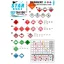 Star Decals DANGER! Signs for hazardous loads. Two sizes matrica