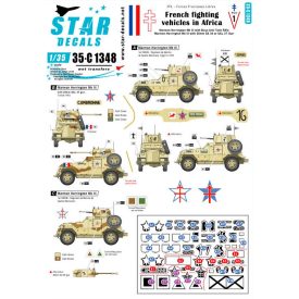   Star Decals French fighting vehicles in Africa. Marmon Herrington Mk III matrica