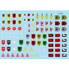 Star Decals StuG-Abt # 1. Generic insignia and unit markings for the Sturmgeschütz units matrica