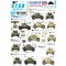 Star Decals Daimler Armoured Car # 2. British cold war service. Palestine, Korean War, Kenya, Suez, Malaya, Cyprus matrica