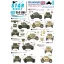 Star Decals Daimler Armoured Car # 2. British cold war service. Palestine, Korean War, Kenya, Suez, Malaya, Cyprus matrica