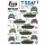 Star Decals Soviet T-55A Tanks # 2 matrica