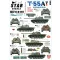 Star Decals Soviet T-55A Tanks # 2 matrica