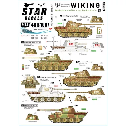 Star Decals Afrika Tigers matrica