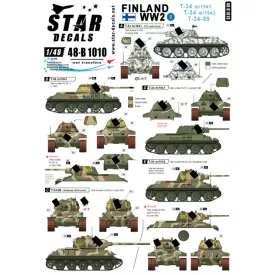  Star Decals Finland WW2 3. PzKpfw IV Ausf J, BA-10M and BA-20M armored cars matrica