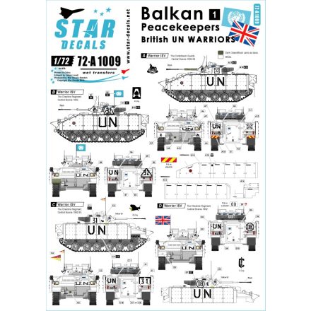Star Decals Balkan Peacekeepers #1 matrica