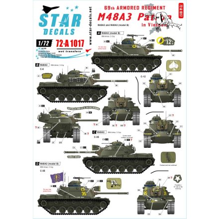 Star Decals M48A3 Patton matrica
