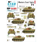 Star Decals Western Front Pz.Kpfw.VI Tigers # 2. 2. and 3. Kompanie s.SS-Pz.Abt 101, in Normandy France 1944.