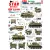 Star Decals British Royal Artillery in Italy. M7 Priest HMC, Sherman Command Tank, M3A1 Halftrack matrica