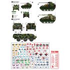 Star Decals ISAF-Afghanistan # 1. GECON - Peacekeepers from Germany. Wiesel I MK 20, Fuchs APC, NBC, Sanität matrica