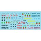 Star Decals British 9th Armoured Division. Africa, Palestine and Syria. Sherman Mk II and Sherman Mk III matrica