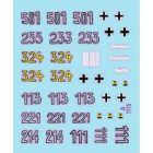 Star Decals s.Pz.Abt. 501 1943-44. East Front Tigers. Tiger I and Befehls-Tiger I Mid production matrica