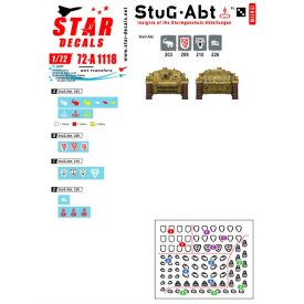   Star Decals StuG-Abt # 3. Generic insignia and unit markings for the Sturmgeschütz units matrica