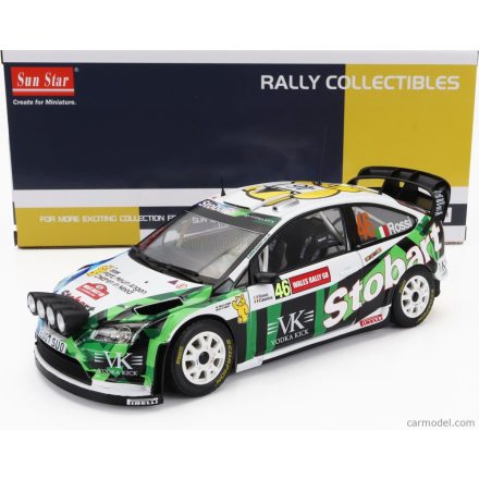 Sun Star Ford FOCUS RS WRC STOBART N 46 RALLY WALES GB 2008 VALENTINO ROSSI - CARLO CASSINA