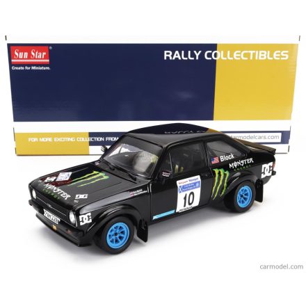 Sun Star Ford ESCORT MKII RS 1800 (night version) N 10 RALLY FOREST STAGE 2008 KEN BLOCK - ALEX GELSOMINO