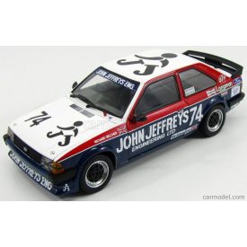   Sun Star Ford ESCORT MK3 RS1600i JOHN JEFFREYS N 74 BRITISH SALOON CAR CHAMPIONSHIP 1984 R.BELCHER