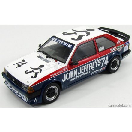 Sun Star Ford ESCORT MK3 RS1600i JOHN JEFFREYS N 74 BRITISH SALOON CAR CHAMPIONSHIP 1984 R.BELCHER