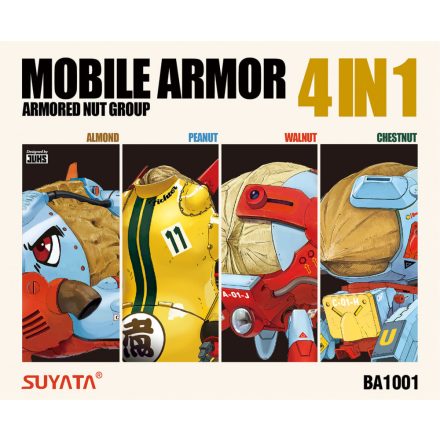 Suyata Mobile Armor Armored Nut Group 4 in 1 makett