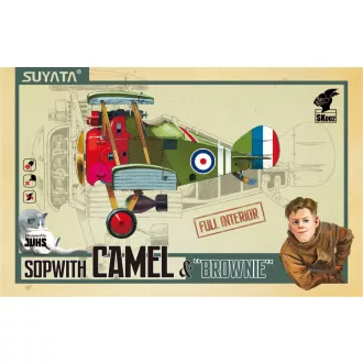   Suyata Sopwith Camel & "Brownie" Full Interiormakett