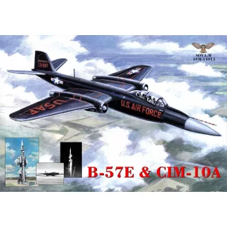 Sova-M B-57ECanbera+CIM-10A Bomarc missile repülő makett