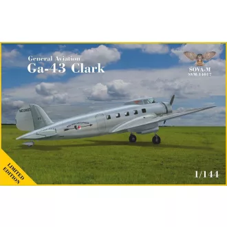   Sova-M GA-43"Clark" airliner (Western Air Express, Swiss Air) repülő makett