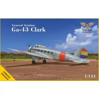   Sova-M GA-43"Clark" airliner (L.A.P.E., Manchurian Air Co.) repülő makett