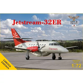 Sova-M Jetstream 32ER turboprop airliner repülő makett