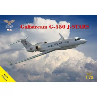   Sova-M G-550 JSTARground surveillance airplane repülő makett