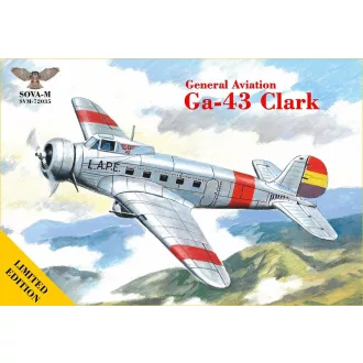   Sova-M GA-43 Clark airliner (L.A.P.E. airline) repülő makett