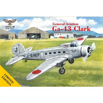   Sova-M GA-43 Clark airliner (Japanese liveries) repülő makett