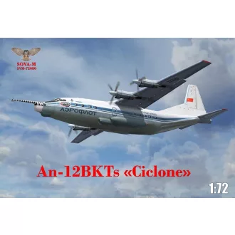 Sova-M An-12 BKTs Cyclone research airplane repülő makett