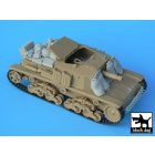 Black Dog Semovente M40-75/18 accessories set for Tamiya kit