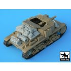 Black Dog Semovente M40-75/18 accessories set for Tamiya kit