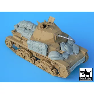  Black Dog Carro armato accessories set for Tamiya kit, 18 resin parts – járműmakett-kiegészítő