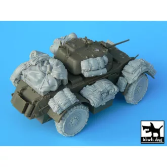   Black Dog Staghound Big accessories set for Bronco kit, 23 resin parts – járműmakett-kiegészítő