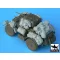 Black Dog Staghound accessories set for Bronco kit, 19 resin parts – járműmakett-kiegészítő