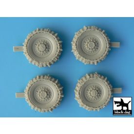 Black Dog Staghound snowchained wheels set for Bronco kit