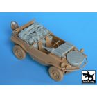 Black Dog Schwimmwagen accessories set for Tamiya