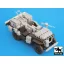 Black Dog British SAS Jeep Africa for TamiyaItaleri – járműmakett-kiegészítő