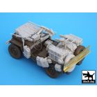 Black Dog British SAS Jeep Africa for Tamiya, Italeri