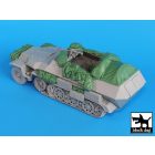 Black Dog Sdkfz 251 C accessories set for Dragon