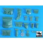 Black Dog Sdkfz 251 C accessories set for Dragon