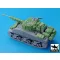 Black Dog British Sherman Firefly hessian tape camo net for Dragon – járműmakett-kiegészítő