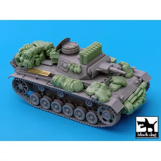   Black Dog Pz.Kpfw.III Ausf.N accessories set for Dragon – járműmakett-kiegészítő